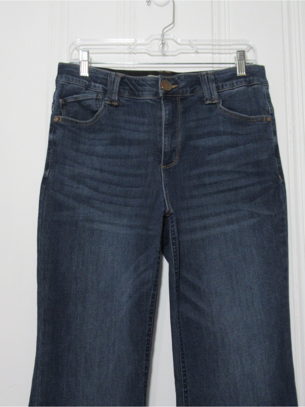 Democracy AB Technology Comfort Waist Flared Wide Leg Denim Jeans Size 10 - Picture 4 of 16